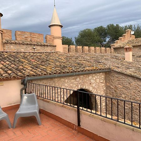 Castillo Con Piscina En Plena Sierra Calderona Segorbe Bagian luar foto